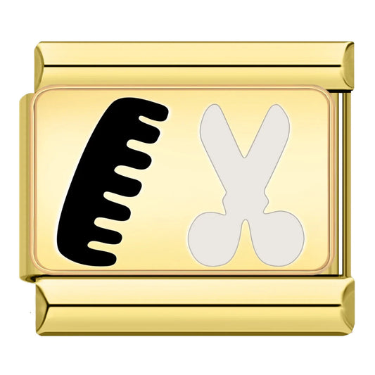 Comb and scissors