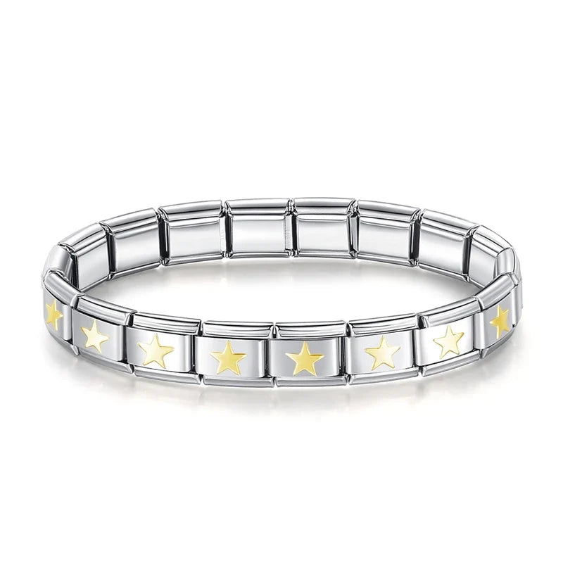 Gold stars bracelet
