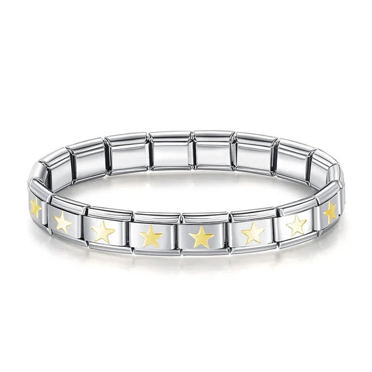 Gold stars bracelet