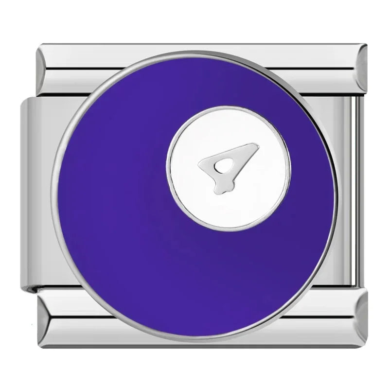Purple bowling bal
