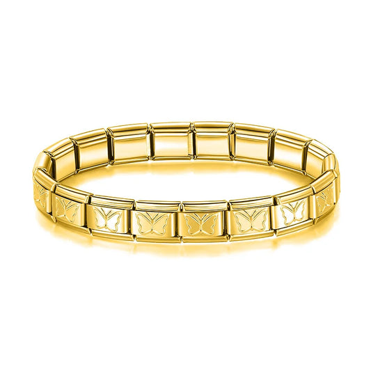 Gold butterfly bracelet