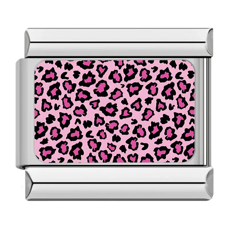Pink cheetah print