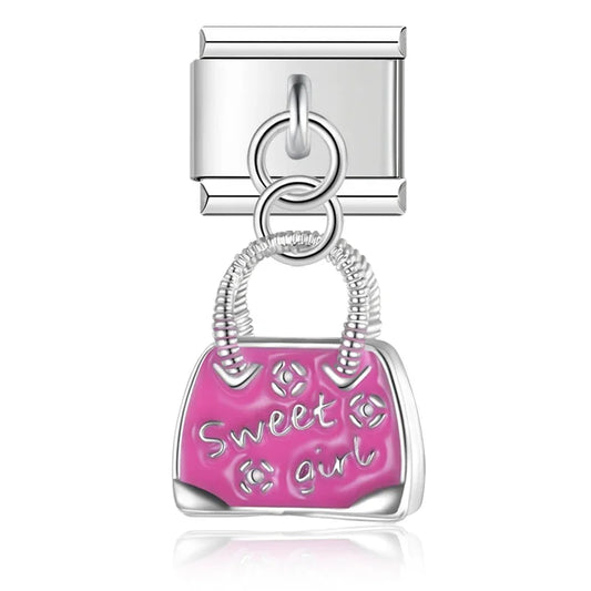 Pink handbag