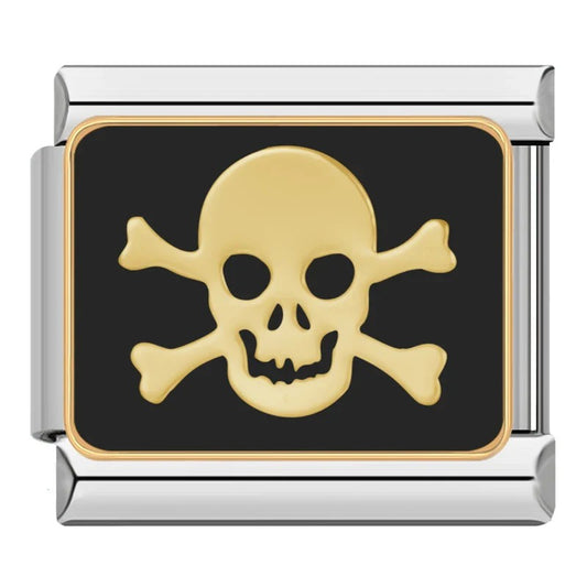 Gold Skull and Crossbones