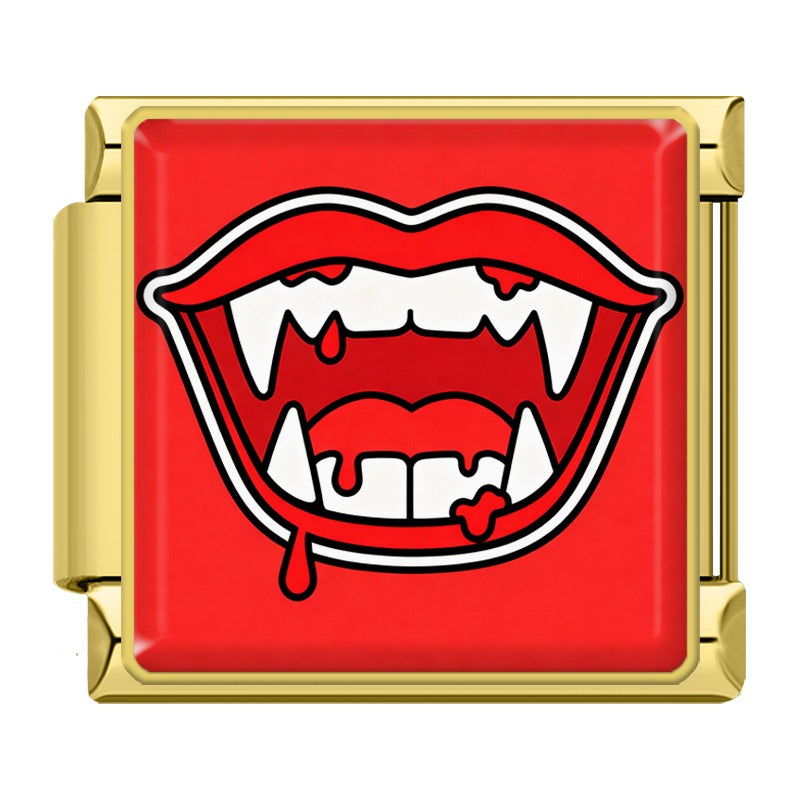 Vampire Fangs Red